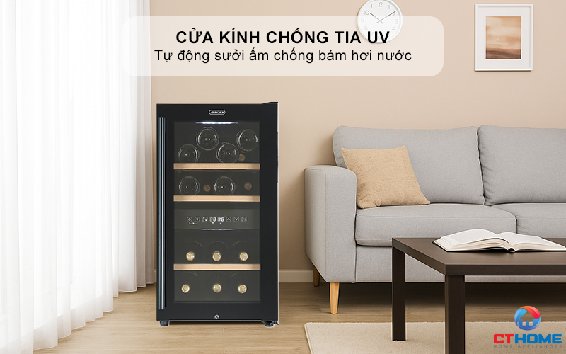 Cửa kính chống tia UV & tự động sưởi ấm chống bám hơi nước