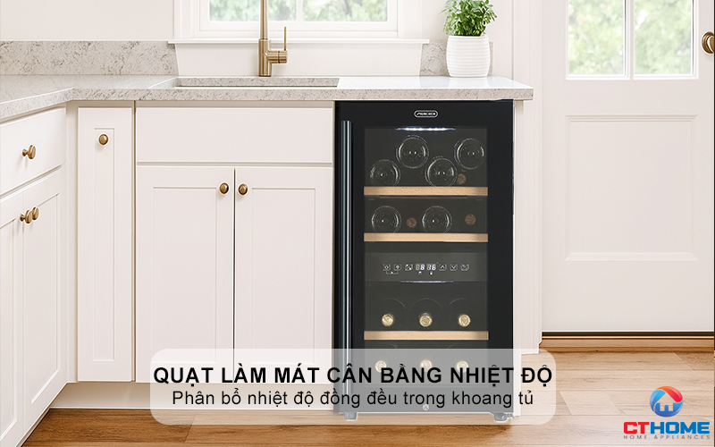 Chức năng quạt làm mát cân bằng nhiệt độ