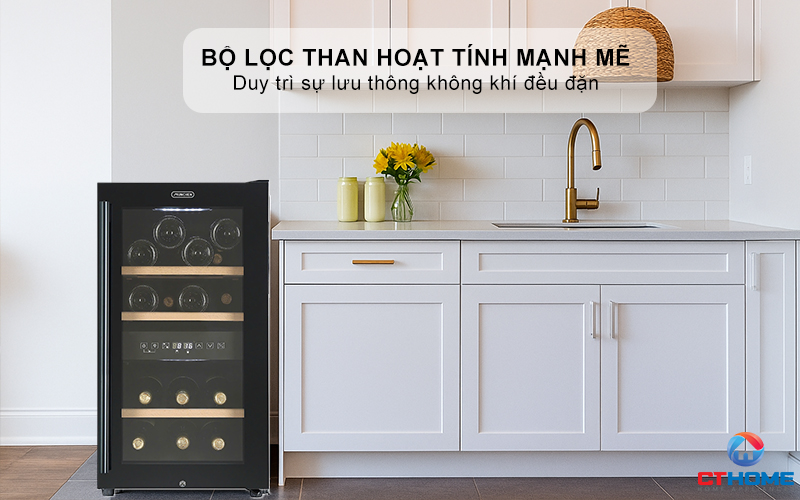 Quạt làm mát và bộ lọc than hoạt tính mạnh mẽ