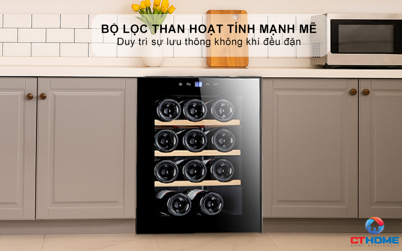 Quạt làm mát và bộ lọc than hoạt tính mạnh mẽ