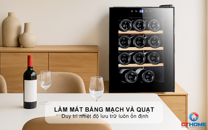 Làm mát bằng mạch và quạt cho nhiệt độ lưu trữ cân bằng