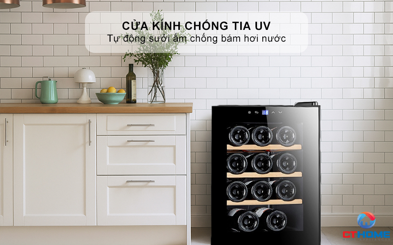 Cửa kính chống tia UV - Bảo vệ hương vị rượu trọn vẹn