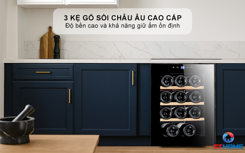 3 ngăn kéo gỗ sồi cao cấp