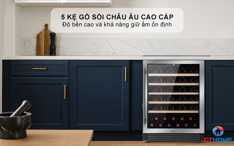 5 ngăn kéo gỗ sồi cao cấp