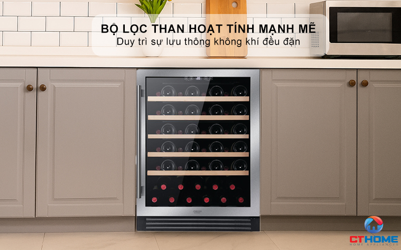 Quạt làm mát và bộ lọc than hoạt tính mạnh mẽ