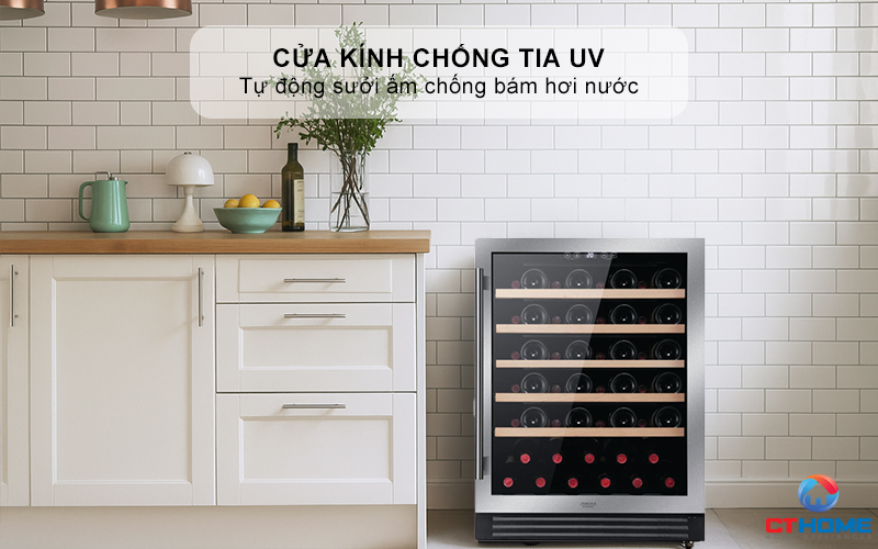 Cửa kính chống tia UV - Bảo vệ hương vị rượu trọn vẹn