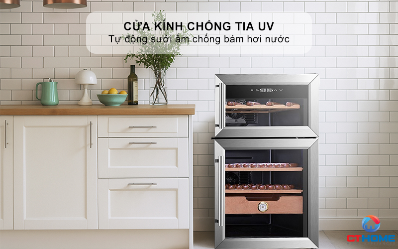 Cửa kính chống tia UV - Bảo vệ hương vị rượu trọn vẹn