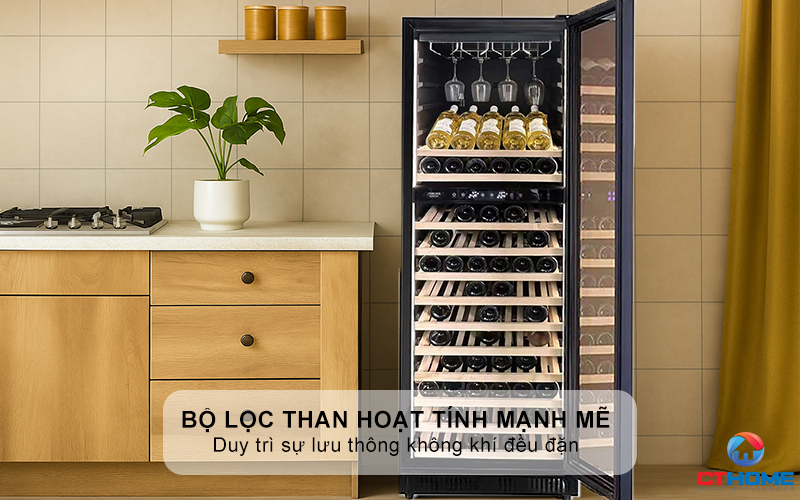 Quạt làm mát và bộ lọc than hoạt tính mạnh mẽ