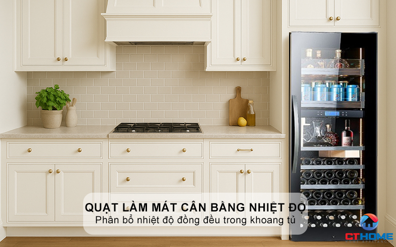 Chức năng quạt làm mát cân bằng nhiệt độ