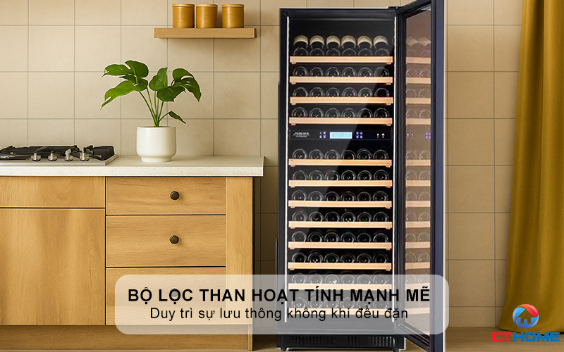Quạt làm mát và bộ lọc than hoạt tính mạnh mẽ