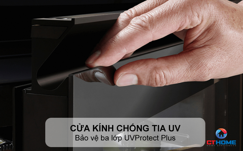 Bảo vệ ba lớp UVProtect Plus với cửa kính chống tia UV