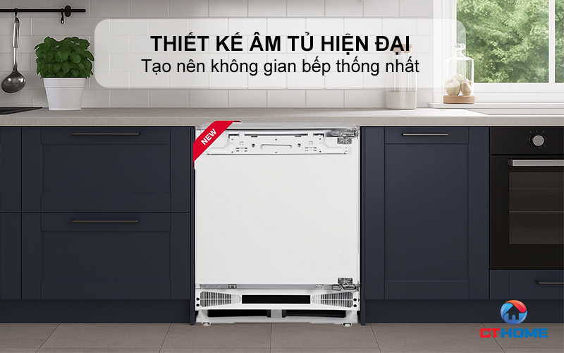 Thiết kế âm tủ sang trọng, hiện đại