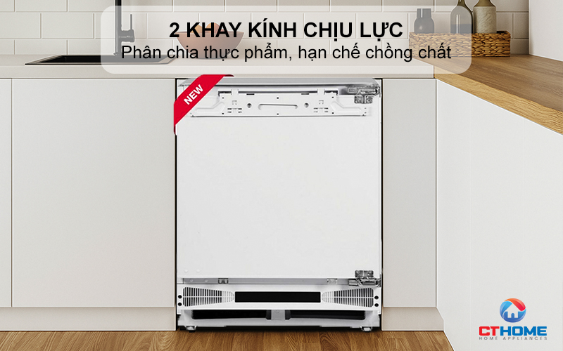 2 khay kính chịu lực