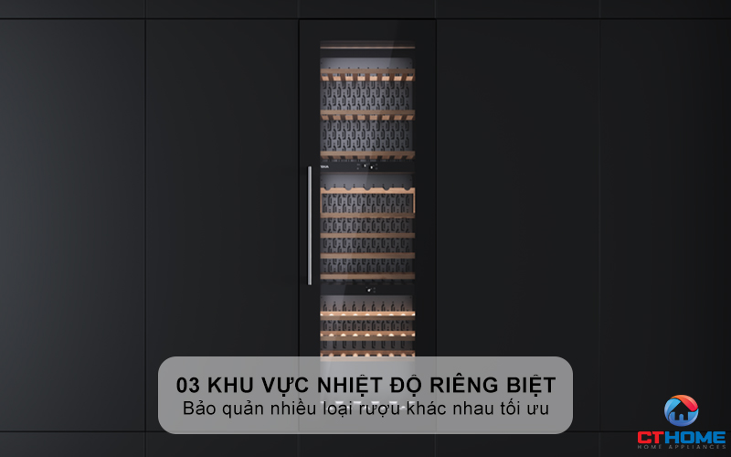 03 khu vực nhiệt độ riêng biệt