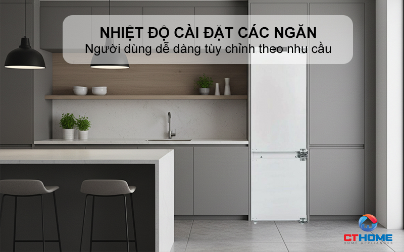 Nhiệt độ cài đặt ngăn mát, ngăn đông