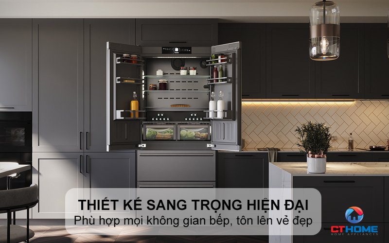 Thiết kế sang trọng hiện đại phù hợp không gian bếp