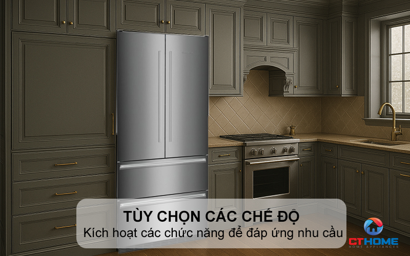 Tùy chọn và thiết lập các chế độ và cài đặt theo từng nhu cầu sử dụng