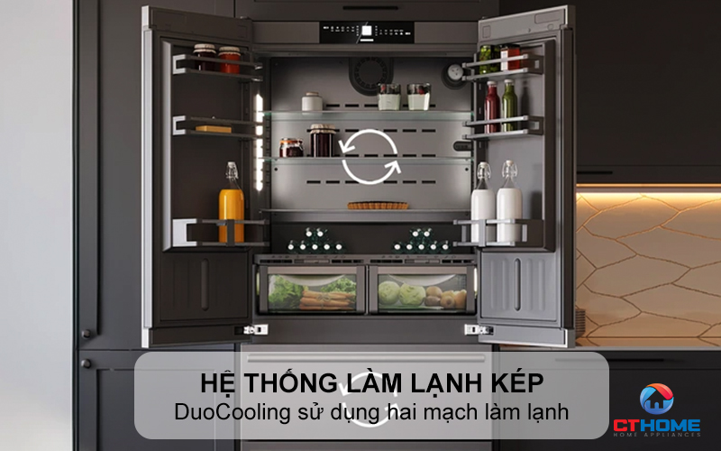 Hệ thống làm lạnh kép riêng biệt DuoCooling