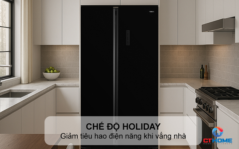 Chế độ Holiday giảm tiêu hao điện năng khi vắng nhà