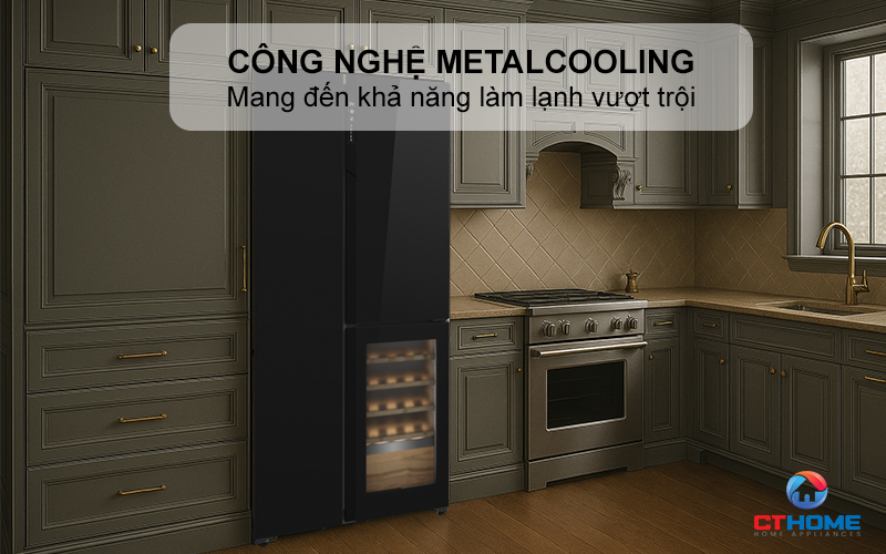 Công nghệ MetalCooling mang đến khả năng làm lạnh vượt trội