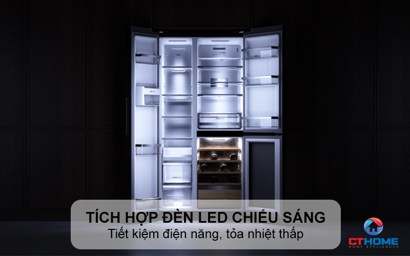 Tích hợp đèn LED chiếu sáng