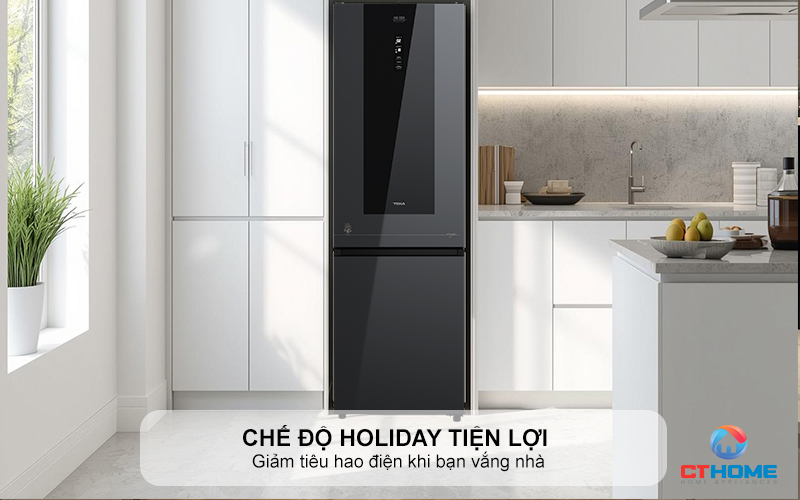 Chế độ Holiday tiện lợi - Giảm tiêu hao điện khi bạn vắng nhà