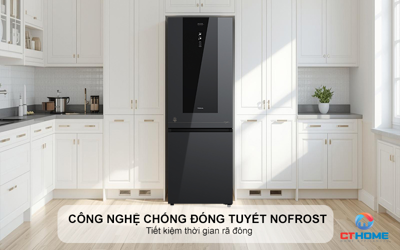 Công nghệ chống đóng tuyết Total NoFrost tiết kiệm thời gian rã đông