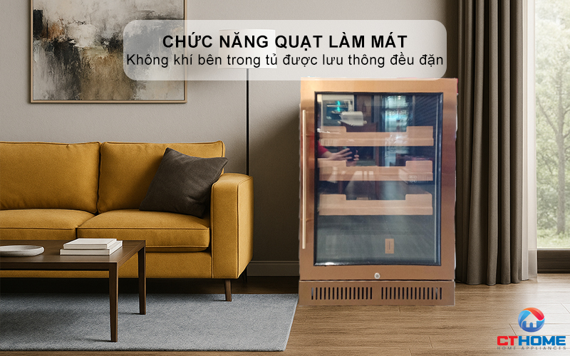 Chức năng quạt làm mát cho nhiệt độ lưu trữ cân bằng
