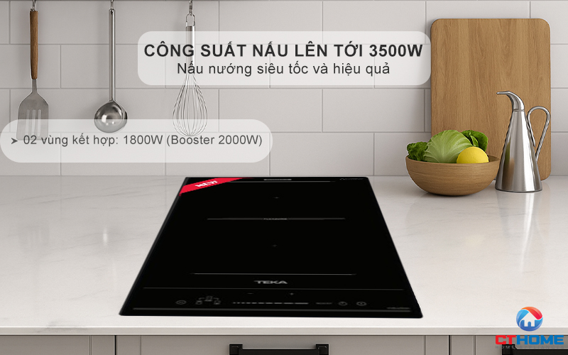 BẾP TỪ DOMINO 2 VÙNG NẤU TEKA VI2.1 SSM BK VI21SSMBK 3