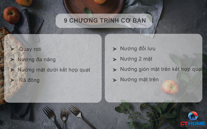 BẾP GAS KẾT HỢP LÒ NƯỚNG VR 965M ELBA 90CM VR965M 9