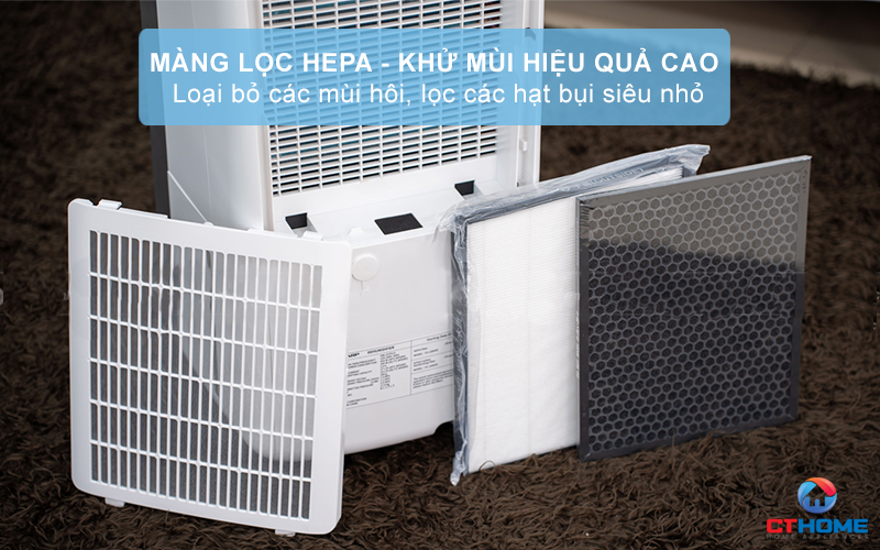 MÁY LỌC KHÔNG KHÍ VÀ HÚT ẨM SHARP DW-J27FV-S DWJ27FVS 7