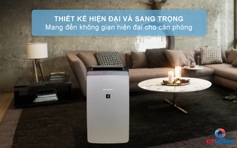 MÁY LỌC KHÔNG KHÍ VÀ HÚT ẨM SHARP DW-J27FV-S DWJ27FVS 1