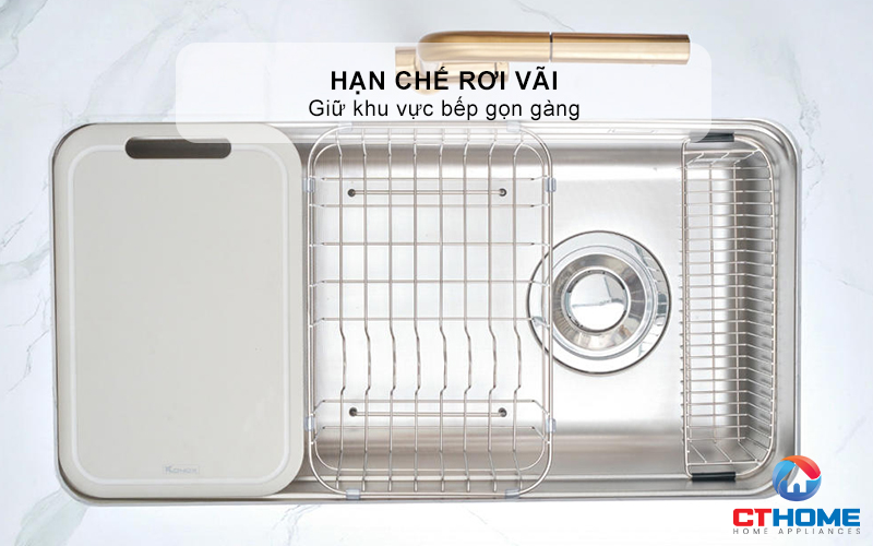THỚT SỢI GỖ KONOX CUTTING BOARD CB470 PP MÀU XÁM  CB470PPMÀUXÁM 4