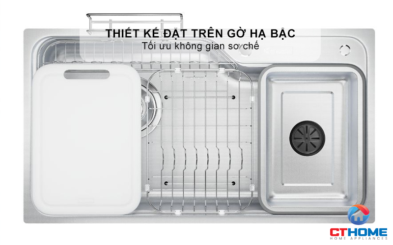 THỚT NHỰA PE KONOX CUTTING BOARD CB500PE 1