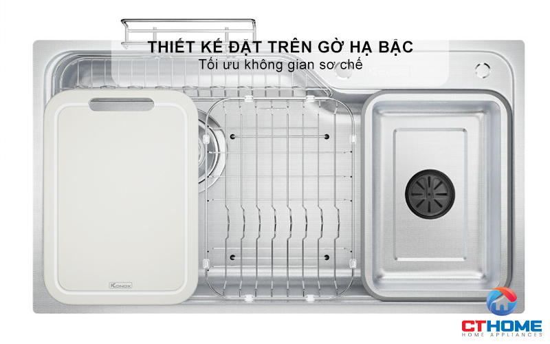 THỚT SỢI GỖ CUTTING BOARD KONOX CB500PP MÀU XÁM CB500PPMÀUXÁM 1