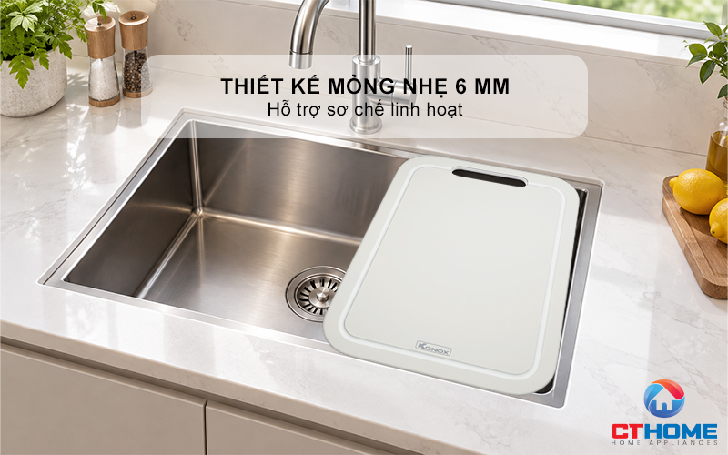 THỚT SỢI GỖ CUTTING BOARD KONOX CB500PP MÀU XÁM CB500PPMÀUXÁM 3
