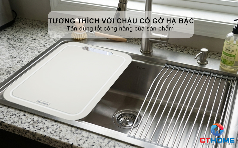 THỚT SỢI GỖ CUTTING BOARD KONOX CB500PP MÀU XÁM CB500PPMÀUXÁM 6