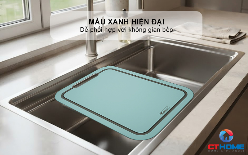 THỚT SỢI GỖ CUTTING BOARD KONOX CB500PP MÀU XANH 4