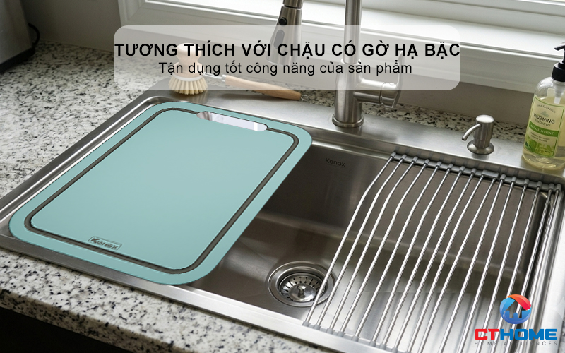 THỚT SỢI GỖ CUTTING BOARD KONOX CB500PP MÀU XANH 6