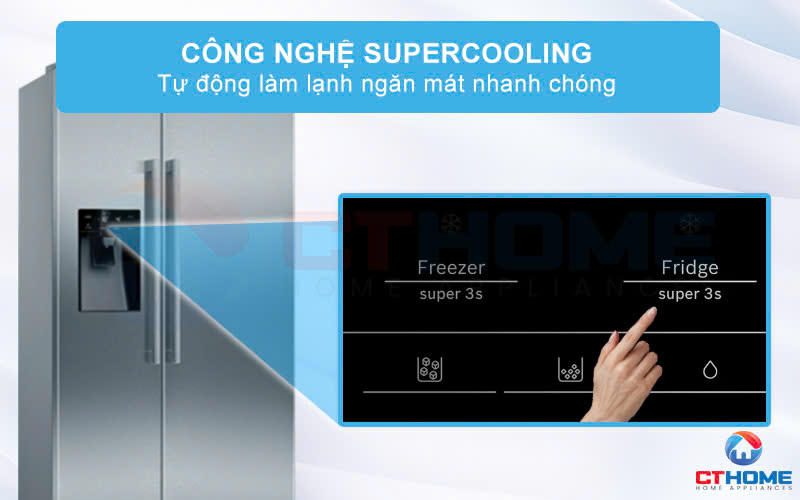 TỦ LẠNH SIDE BY SIDE BOSCH KAD93AIEP SERIE 6 562 LÍT 8