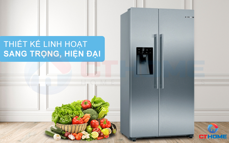 TỦ LẠNH SIDE BY SIDE BOSCH KAD93AIEP SERIE 6 562 LÍT 1