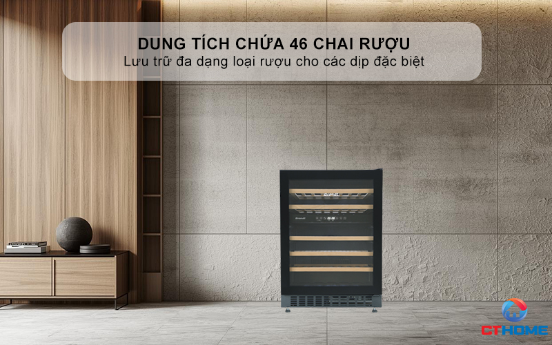 Dung tích 46 chai rượu vang tiêu chuẩn