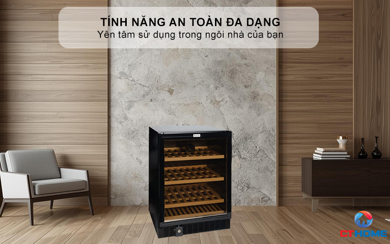 Tính năng an toàn đa dạng- Yên tâm sử dụng trong ngôi nhà của bạn
