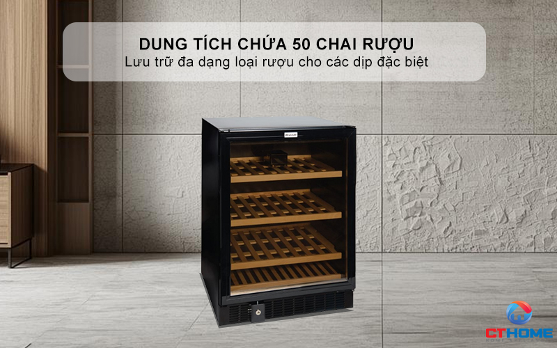 Dung tích 50 chai rượu vang tiêu chuẩn