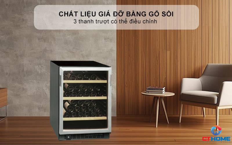 Giá đỡ bằng gỗ sồi cao cấp - 3 thanh trượt có thể điều chỉnh 