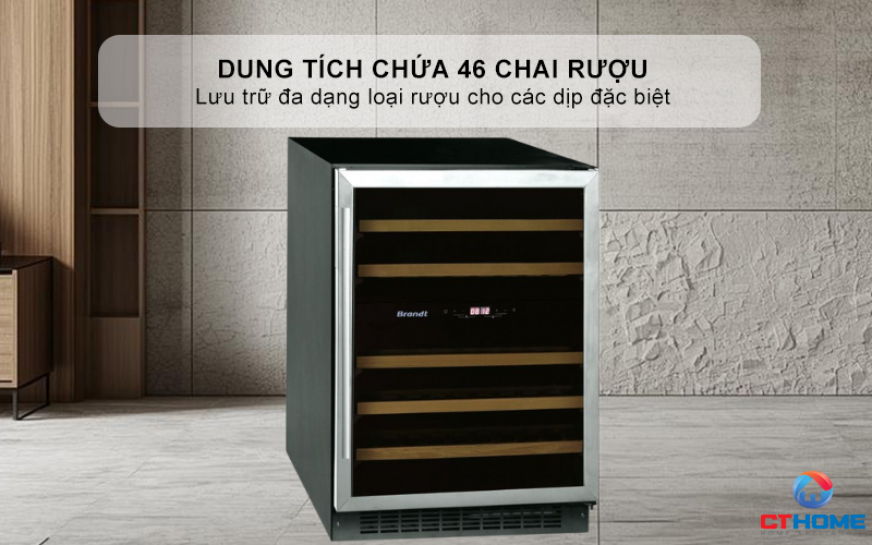 Dung tích 46 chai rượu vang tiêu chuẩn