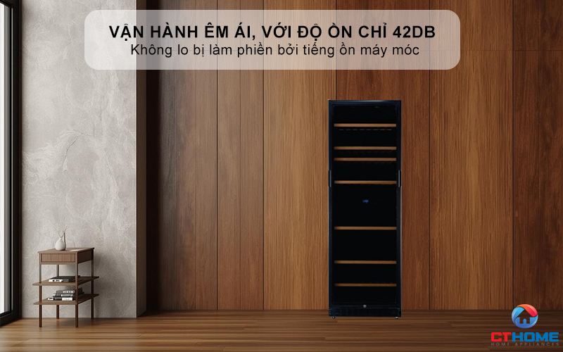 Vận hành êm ái, với độ ồn chỉ 47dB 