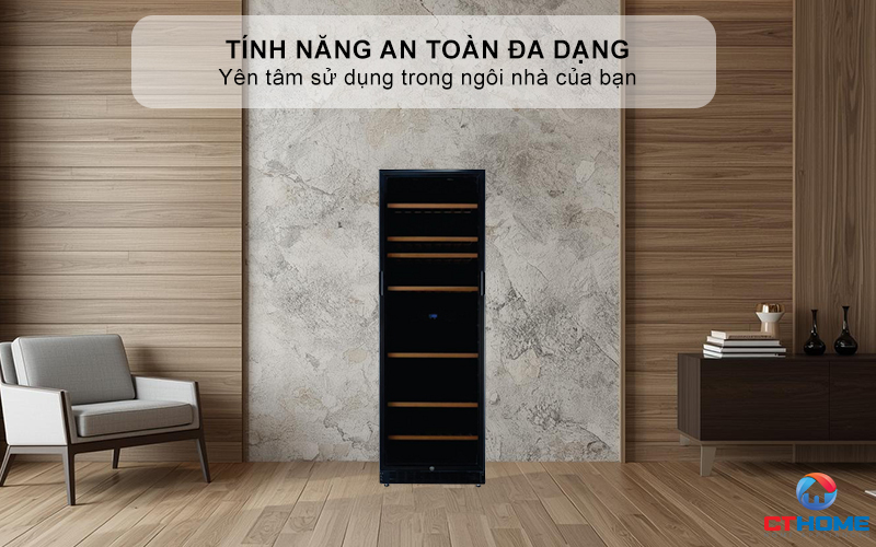 Tính năng an toàn đa dạng- Yên tâm sử dụng trong ngôi nhà của bạn