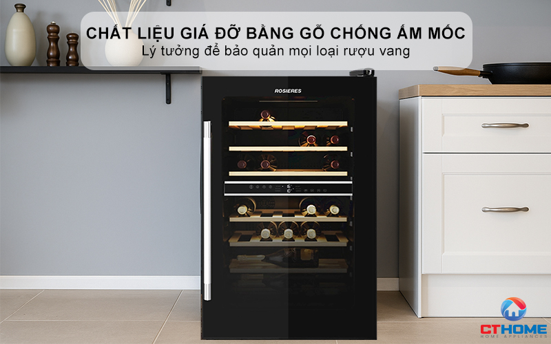 Chất liệu giá đỡ bằng gỗ chống ấm mốc