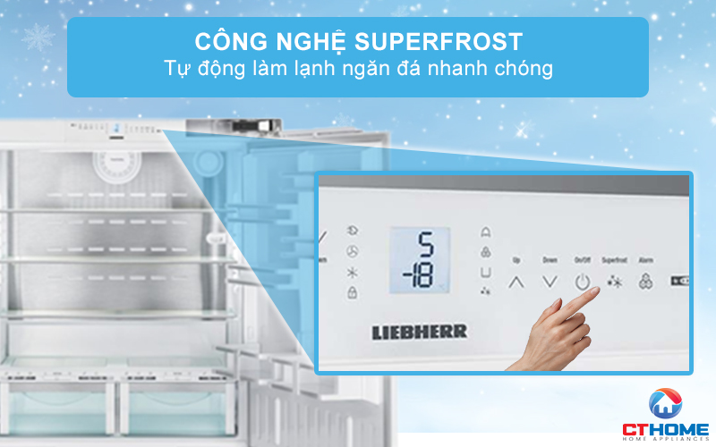 TỦ LẠNH ÂM TỦ LIEBHERR 522 LÍT ECBN 6156 PREMIUMPLUS BIOFRESH NOFROST ECBN6156 10